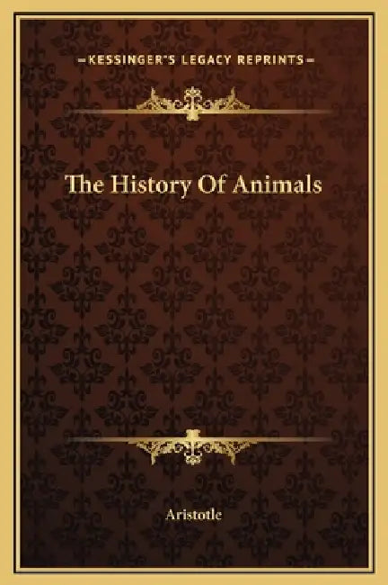 The History Of Animals by Aristotle