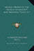 Moral Order of the World in Ancient and Modern Thought by Alexander Balmain Bruce