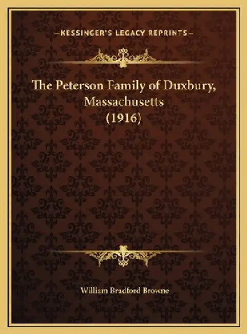 The Peterson Family of Duxbury, Massachusetts (1916) by William Bradford 1875- [From O. Browne