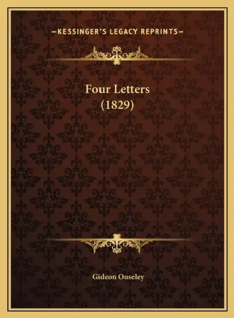 Four Letters (1829) by Gideon Ouseley