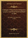 Catalogue Of Specimens Of Japanese Lacquer And Metal Work Exhibited In 1894: Burlington Fine Arts Club (1894) by Burlington Fine Arts Club