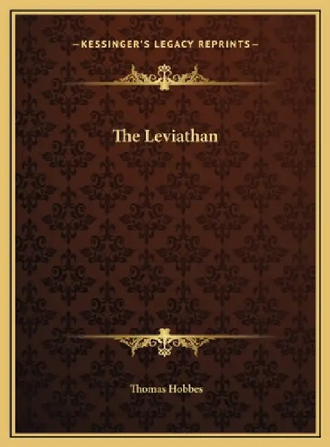 The Leviathan by Thomas Hobbes