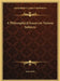 A Philosophical Essays on Various Subjects by Isaac Watts