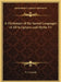 A Dictionary of the Sacred Languages of All Scriptures and Myths V1 by G. a. Gaskell