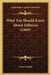 What You Should Know About Inflation (1960) by Henry Hazlitt