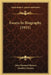 Essays In Biography (1951) by John Maynard Keynes, Geoffrey Keynes
