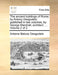 The Ancient Buildings of Rome; By Antony Desgodetz: Published in Two Volumes, by George Marshall, Architect. ... Volume 2 of 2 by Antoine Babuty Desgodets