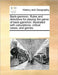 Back-Gammon. Rules and Directions for Playing the Game of Back-Gammon. Illustrated with Calculations, Critical Cases, and Games. by Multiple Contributors