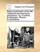 Select Moral Books of the Old Testament and Apocrypha, Paraphras'd. Viz. Proverbs. Ecclesiastes. Wisdom. Ecclesiasticus. by Multiple Contributors
