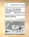 The nun. By Diderot. Translated from the French. ... Volume 2 of 2 by Denis Diderot