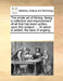 The Whole Art of Fishing. Being a Collection and Improvement of All That Has Been Written Upon This Subject: To Which Is Added, the Laws of Angling. by Multiple Contributors
