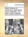 Select essays on commerce, agriculture, mines, fisheries, and other useful subjects. by Multiple Contributors