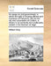 An Essay on Civil Government; In Which the Right of Chusing Officers and Members of Parliamnt, [Sic] for the City and Corporation of London, Is Shewn by William King