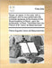 Tarare, an Opera, in Five Acts: With a Prologue. as It Is Now Performed with Universal Applause at the Theatre of the Royal Academy of Music, Upon the by Pierre Augustin Caron Beaumarchais