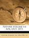 Nature Volume Apr.-Oct. 1871; Volume 4 by Norman Lockyer