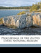 Proceedings of the United States National Museum Volume 1891; Volume 14 by United States National Museum, United States Dept of the Interior