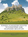 School; a magazine devoted to elementary and secondary education Volume 9 by University of Toronto Ontario College O.