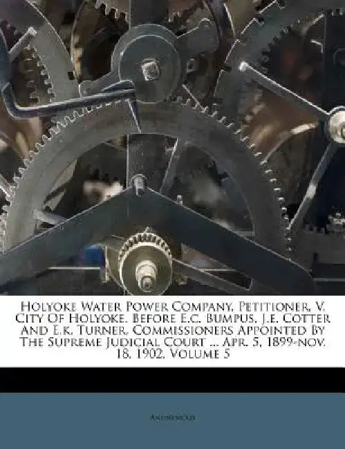 Holyoke Water Power Company, Petitioner, V. City of Holyoke. Before E.C. Bumpus, J.E. Cotter and E.K. Turner, Commissioners Appointed by the Supreme J by Anonymous