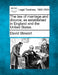 The law of marriage and divorce, as established in England and the United States. by David Stewart