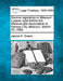 Divorce Legislation in Missouri: A Paper Read Before the Missouri Bar Association at Kansas City, Missouri, March 30, 1898. by James F. Green