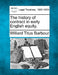 The History of Contract in Early English Equity. by Willard Titus Barbour