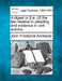 A digest or [i.e. of] the law relative to pleading and evidence in civil actions. by John Frederick Archbold
