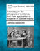 An essay on the principles of evidence, and their application to subjects of judicial inquiry. by James Glassford
