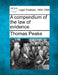 A compendium of the law of evidence. by Thomas Peake