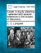 Cases in equity pleading: selected with special reference to the subject of discovery. by C. C. Langdell