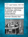Inebriety or narcomania: its etiology, pathology, treatment, and jurisprudence. by Norman Shanks Kerr