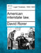 American interstate law. by David Rorer