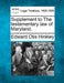 Supplement to the Testamentary Law of Maryland. by Edward Otis Hinkley