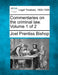 Commentaries on the criminal law. Volume 1 of 2 by Joel Prentiss Bishop