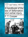 A Handbook of the Law of Defamation and Verbal Injury. by F. T. Cooper