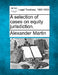 A selection of cases on equity jurisdiction. by Alexander Martin