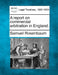 A Report on Commercial Arbitration in England. by Samuel Rosenbaum