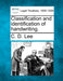 Classification and Identification of Handwriting. by C. D. Lee