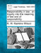Responsibility in Law: An Inquiry Into the Meaning of Law and of Responsibility. by R. W. Rankine Wilson