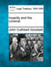 Insanity and the Criminal. by John Cuthbert Goodwin