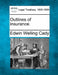 Outlines of Insurance. by Edwin Welling Cady