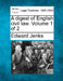A digest of English civil law. Volume 1 of 2 by Edward Jenks