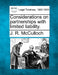 Considerations on Partnerships with Limited Liability. by J. R. McCulloch