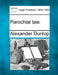 Parochial law. by Alexander Dunlop