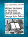 Modern Decisions on Ritual and Kindred Subjects. by George John Talbot