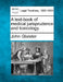 A text-book of medical jurisprudence and toxicology. by John Glaister