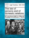 The law of persons and of domestic relations. by Epaphroditus Peck