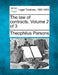 The law of contracts. Volume 2 of 3 by Theophilus Parsons