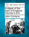 A digest of the laws of England. Volume 5 of 8 by John Comyns