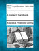 A Trustee's Handbook. by Augustus Peabody Loring