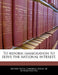 To Reform Immigration to Serve the National Interest. by United States Congress House of Represen